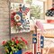 Patriotic 4th of July Floral Garden Flag – 12×18 Inch Double-Sided Outdoor Yard Decoration for Memorial Day and Independence Day, “God Bless America”